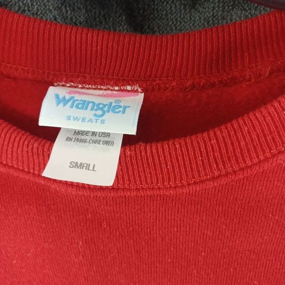 Vintage Wrangler Sweat Shirt  Dress 3/4 sleeve - Picture 3 of 3